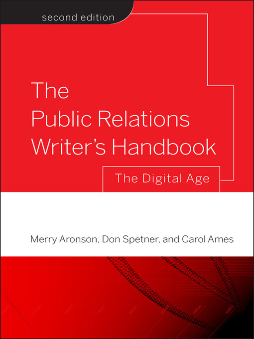 Title details for The Public Relations Writer's Handbook by Merry Aronson - Available
